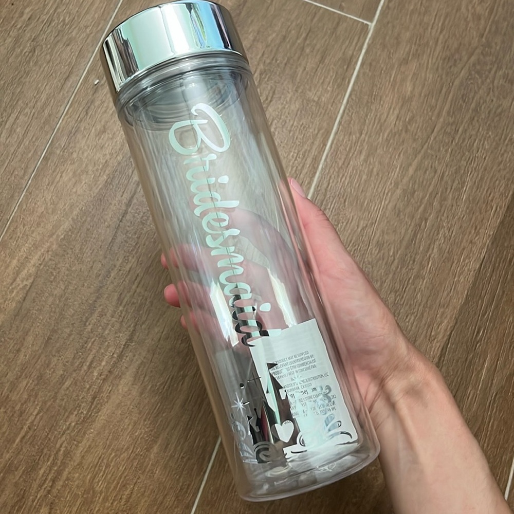 Disney bridesmaid water bottle